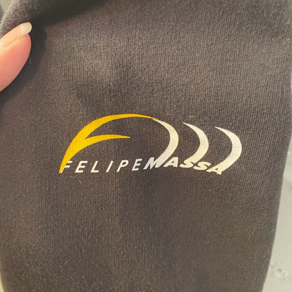 Puma Ferrari Felipe Massa Black Zip Up Sweatshirt with Official Ferrari Patch - Picture 7 of 14